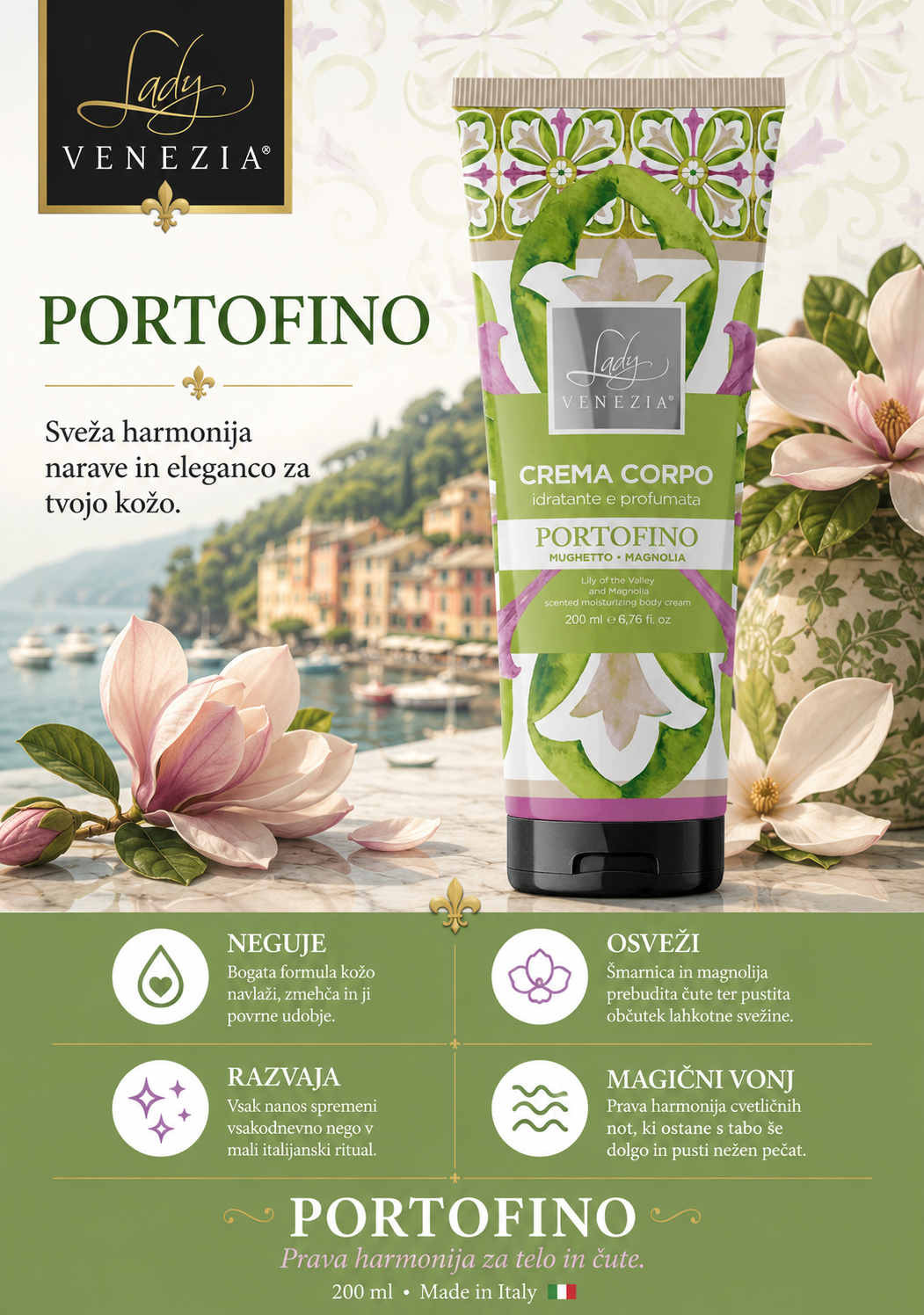 CERAMICHE D'ITALIA – KREMA ZA TELO 200ml