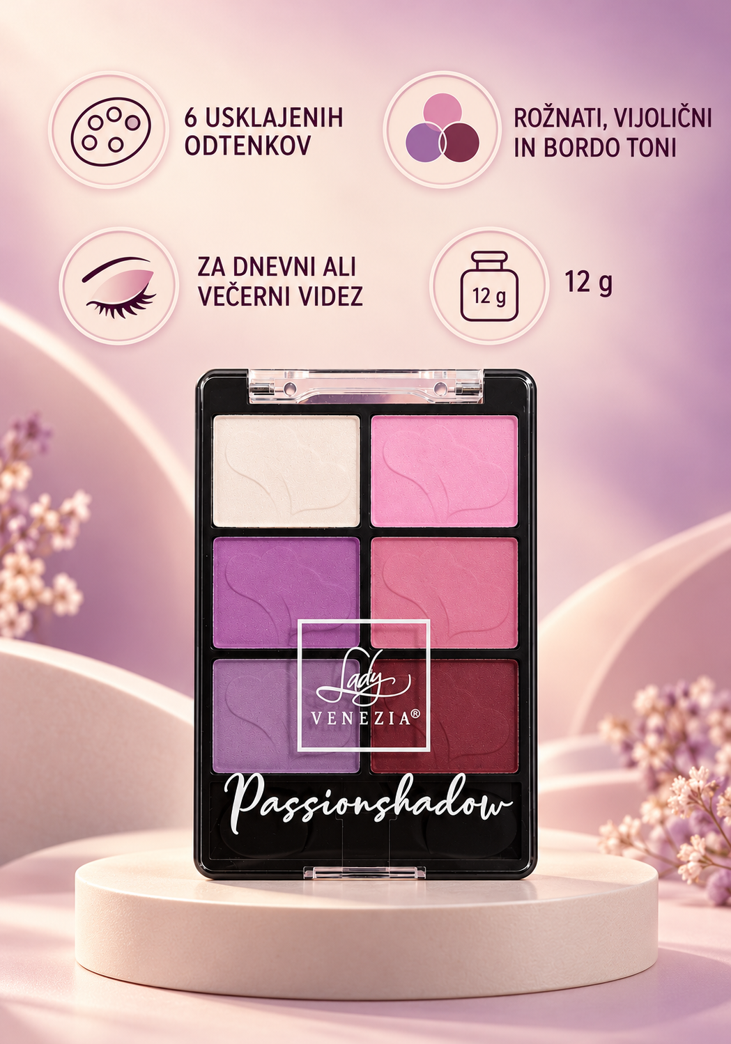 BOUQUET - Paletka senčil za oči