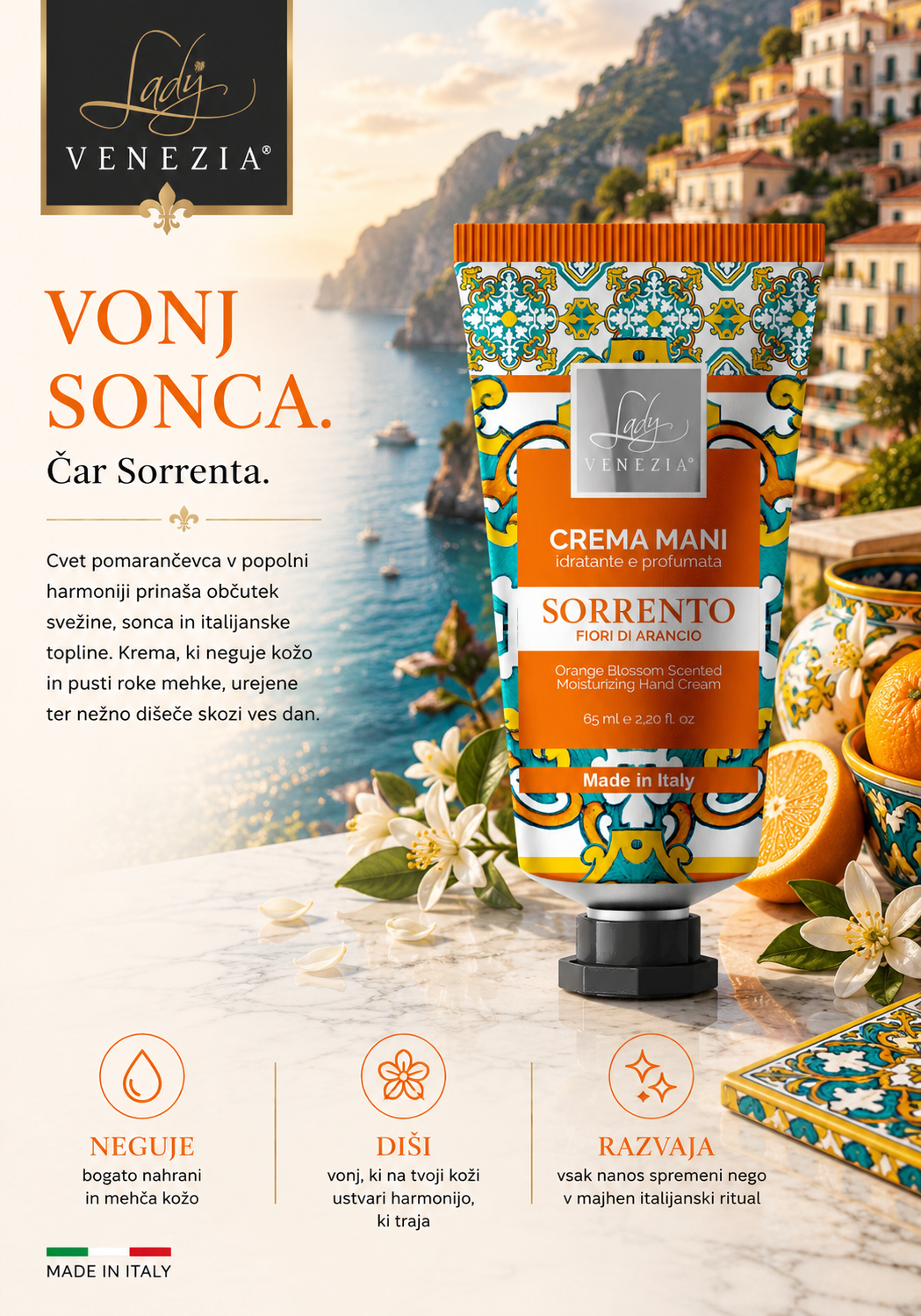 CERAMICHE D'ITALIA – KREMA ZA ROKE 65ml