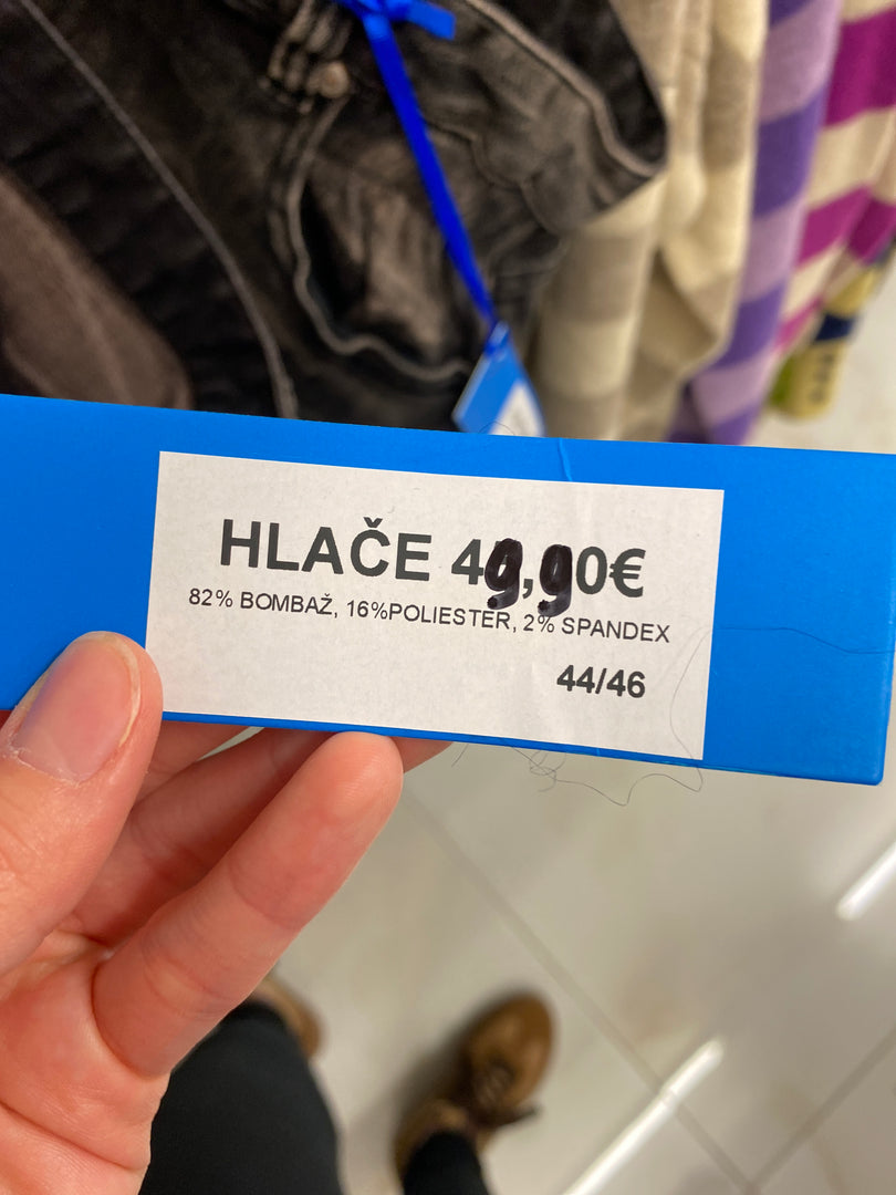 HLAČE FLOWER DECORE
