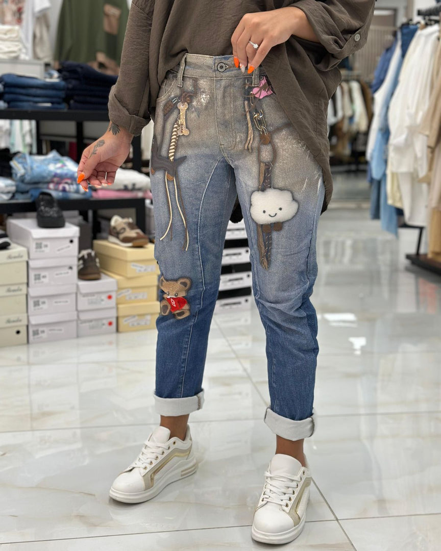 HLAČE JEANS TEDDY & FRIENDS