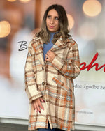 Naloži sliko v pregledovalnik galerij, PLAŠČ KARO CHIC
