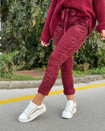 Naloži sliko v pregledovalnik galerij, HLAČE ŽAMET LOOK
