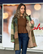 Naloži sliko v pregledovalnik galerij, PLAŠČ COZY CHECK
