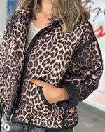 Naloži sliko v pregledovalnik galerij, JAKNA LEOPARDESSA
