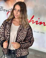 Naloži sliko v pregledovalnik galerij, JAKNA LEOPARDESSA
