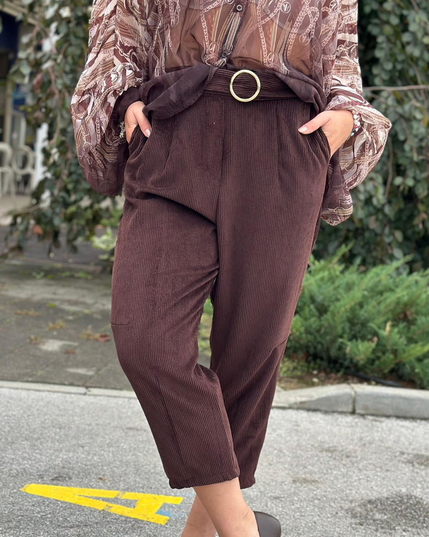 HLAČE CORD ELEGANCE
