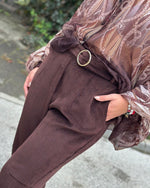 Naloži sliko v pregledovalnik galerij, HLAČE CORD ELEGANCE
