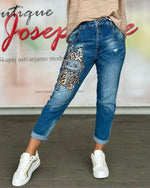 Naloži sliko v pregledovalnik galerij, HLAČE JEANS LABUBU
