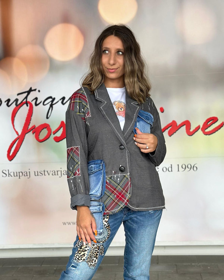 JAKNA PATCHWORK CHIC