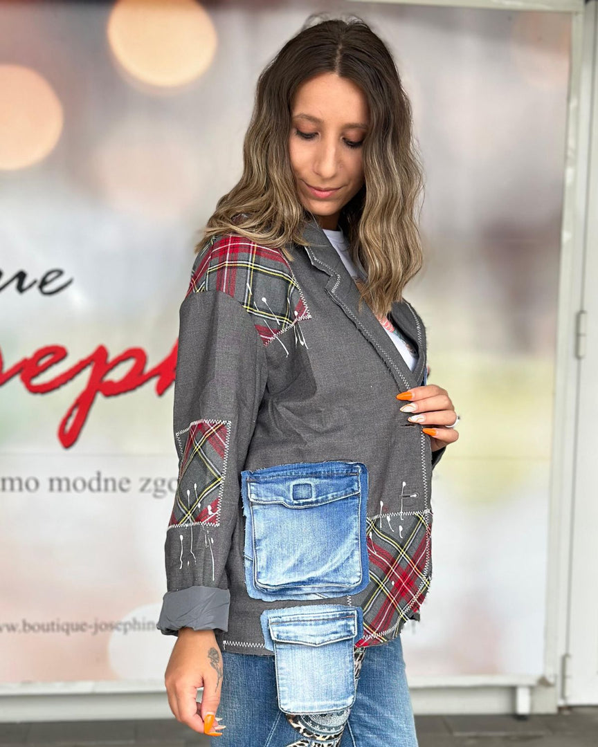 JAKNA PATCHWORK CHIC