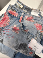 Naloži sliko v pregledovalnik galerij, HLAČE JEANS FLOWER