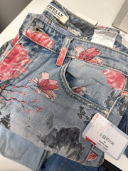 HLAČE JEANS FLOWER