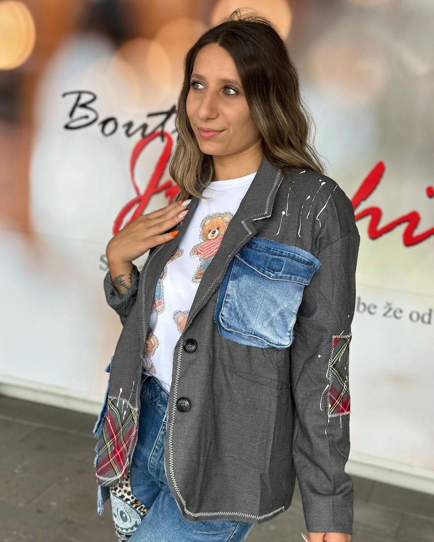 JAKNA PATCHWORK CHIC