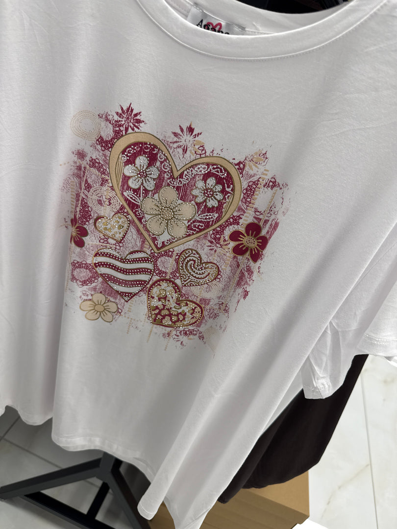 T SHIRT MAJICA SHINY HEART