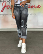 Naloži sliko v pregledovalnik galerij, HLAČE JEANS NEON EFFECT
