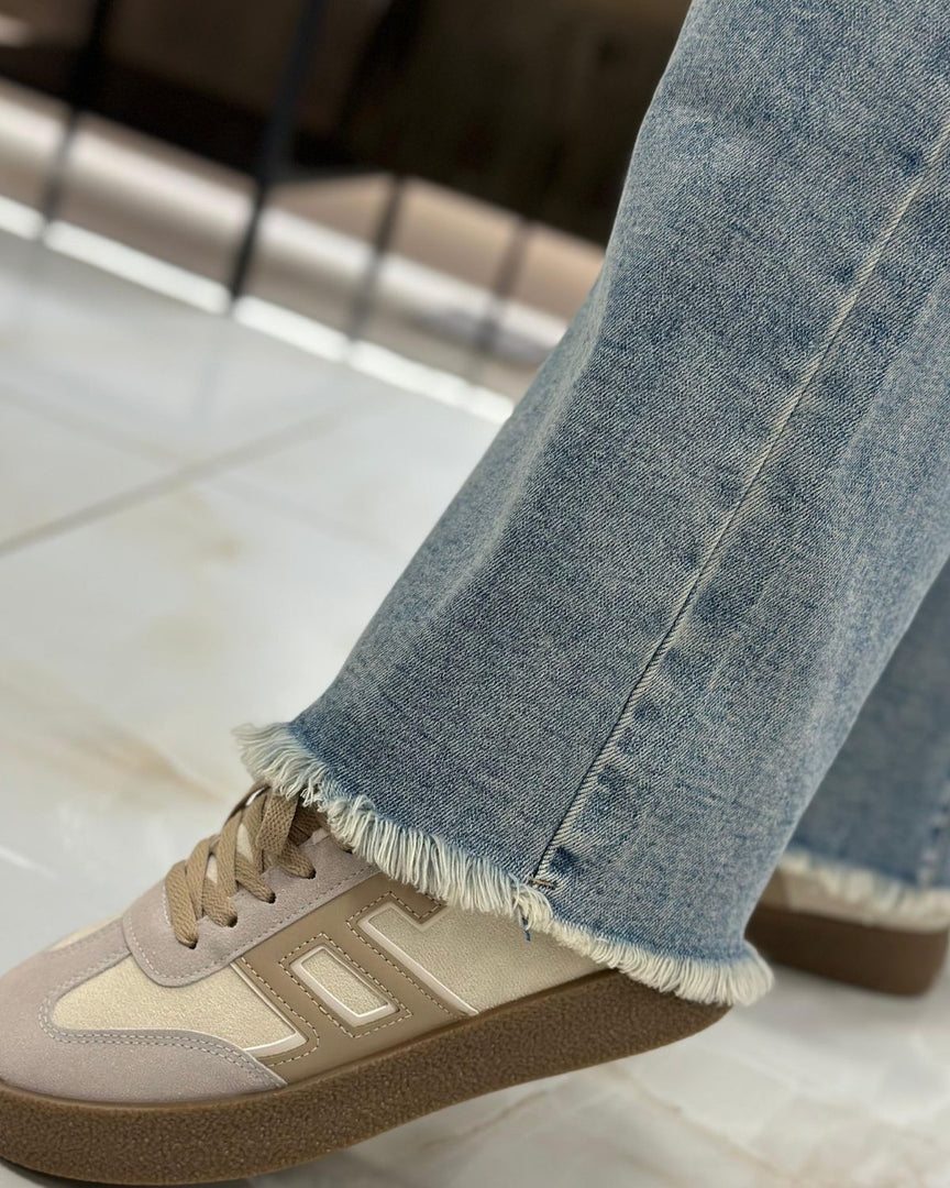 HLAČE JEANS WIDE FIT