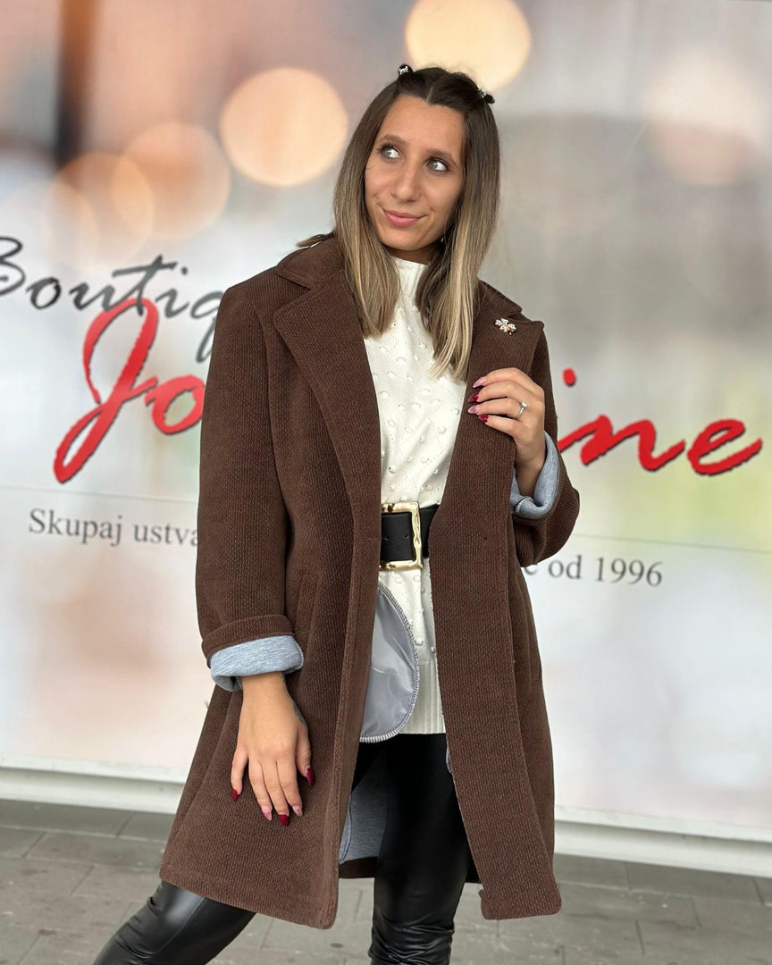 PLAŠČ CORD ELEGANCE