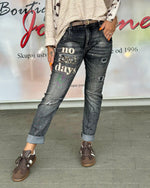 Naloži sliko v pregledovalnik galerij, HLAČE JEANS NO BAD DAYS
