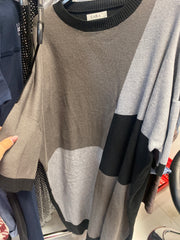 OBLEKA KNIT SILVER
