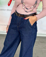 Naloži sliko v pregledovalnik galerij, JEANS HLAČE WIDE LEG
