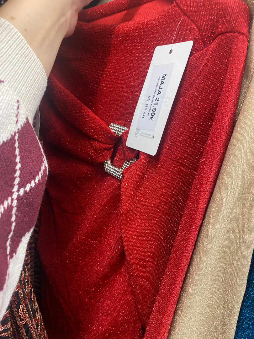 MAJA SILVER RED