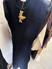 PLETENA OBLEKA GOLDEN FLOWER