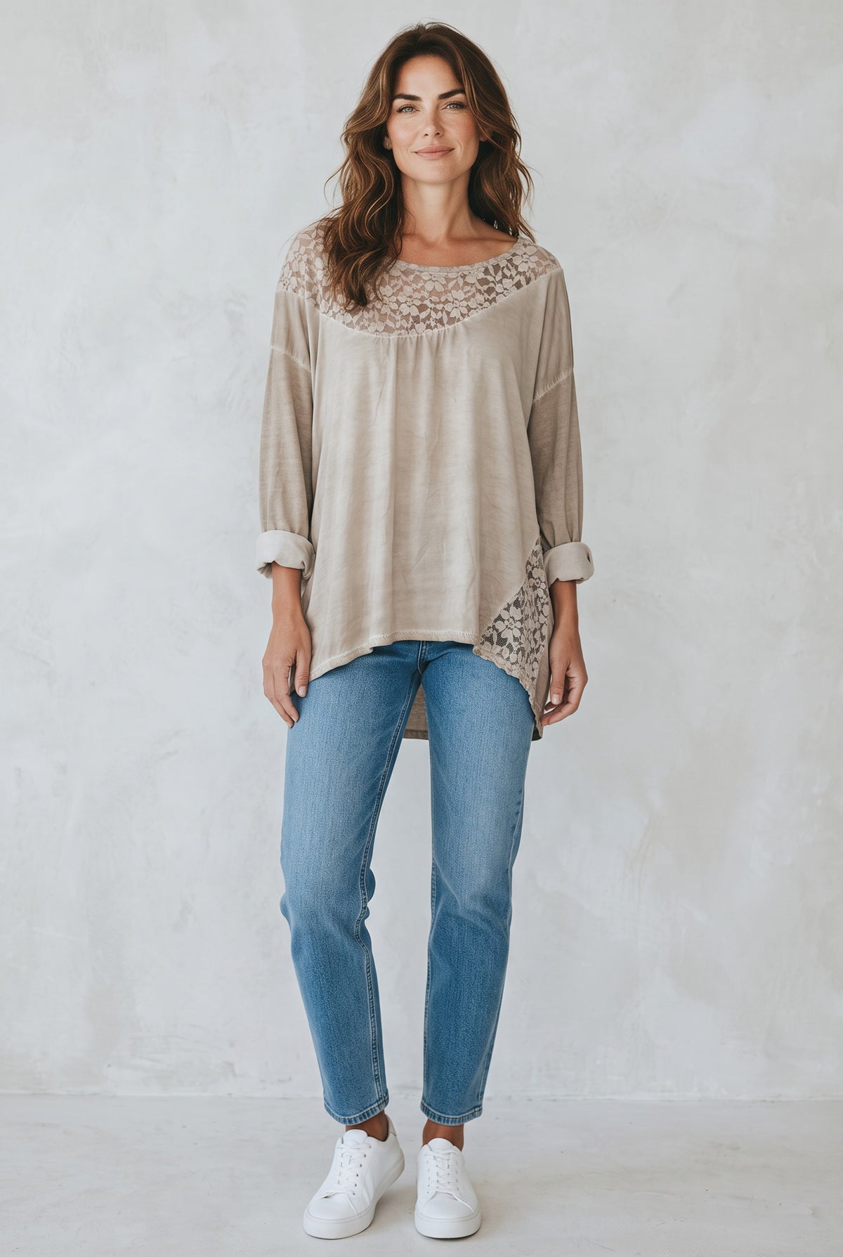 ROMANTIC LACE VISCOSE MAJICA