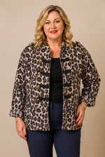 Naloži sliko v pregledovalnik galerij, LEOPARD JAKNA AMELIA