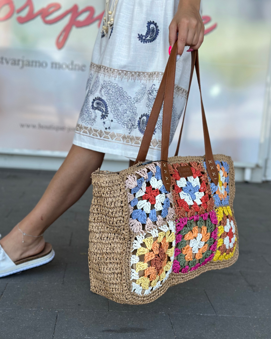 PLETENA TORBA VITA BOHO
