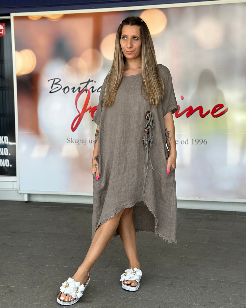OBLEKA PURE LINO