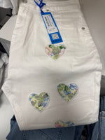 Naloži sliko v pregledovalnik galerij, HLAČE WHITE HEART