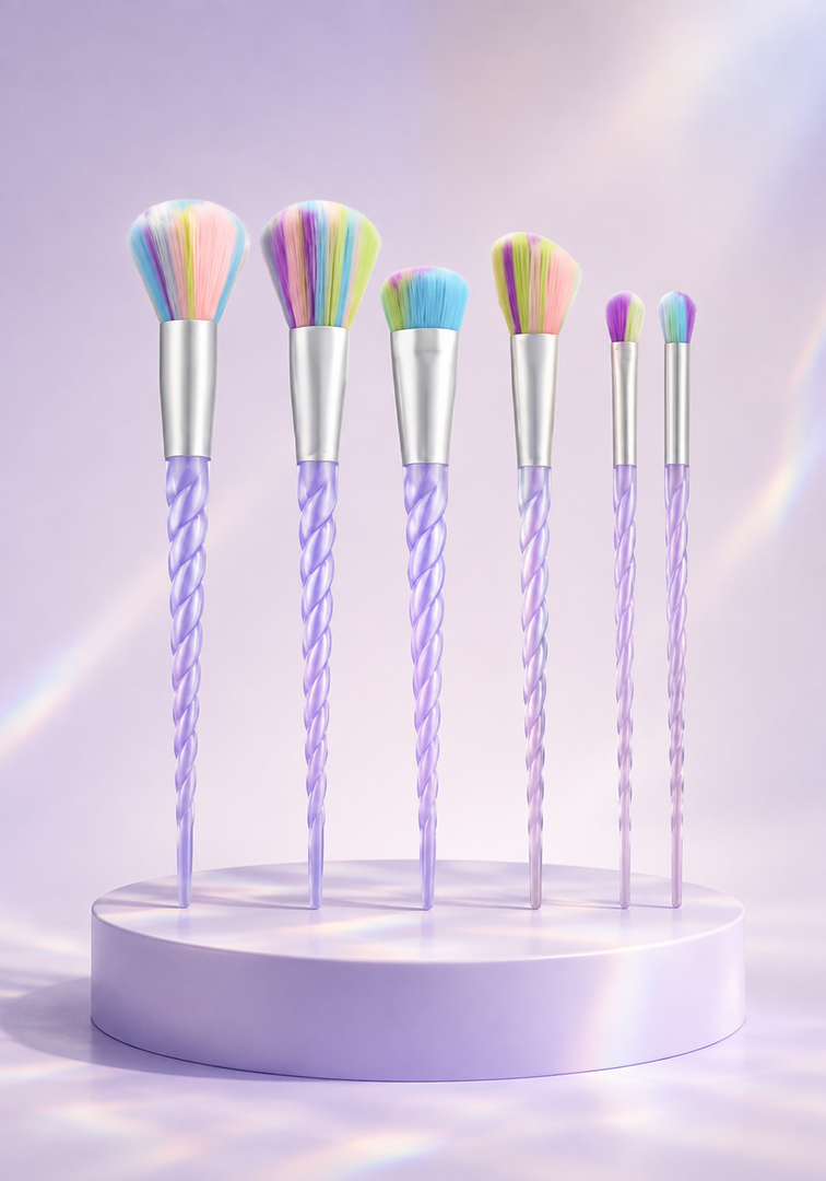 UNICORN BRUSH SET - set čopičev za ličenje