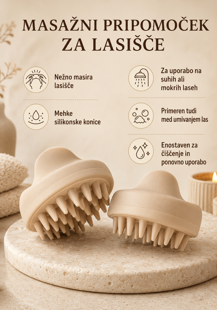 SCALP SPA MASSAGER - masažni pripomoček za lasišče