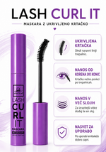 Naloži sliko v pregledovalnik galerij, LASH CURL IT - maskara