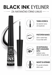 BLACK INK EYELINER - tekući tuš za oči