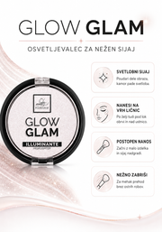 GLOW GLAM - osvjetljivač za lice i dekolte