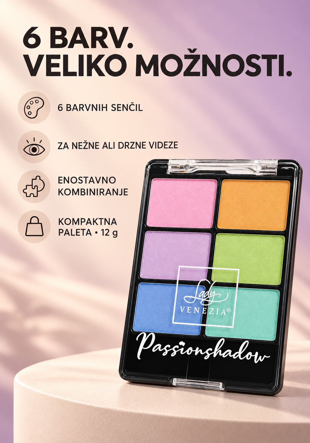 RAINBOW - Paletka senčil