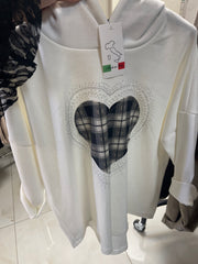 PULOVER HEART CARO