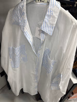 Naloži sliko v pregledovalnik galerij, SRAJCA STRIPE BLU