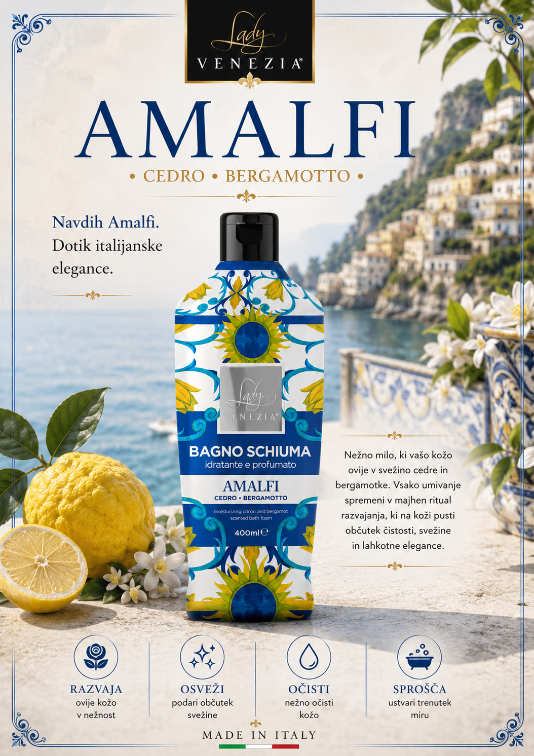 CERAMICHE D'ITALIA – GEL ZA TUŠIRANJE 400 ml