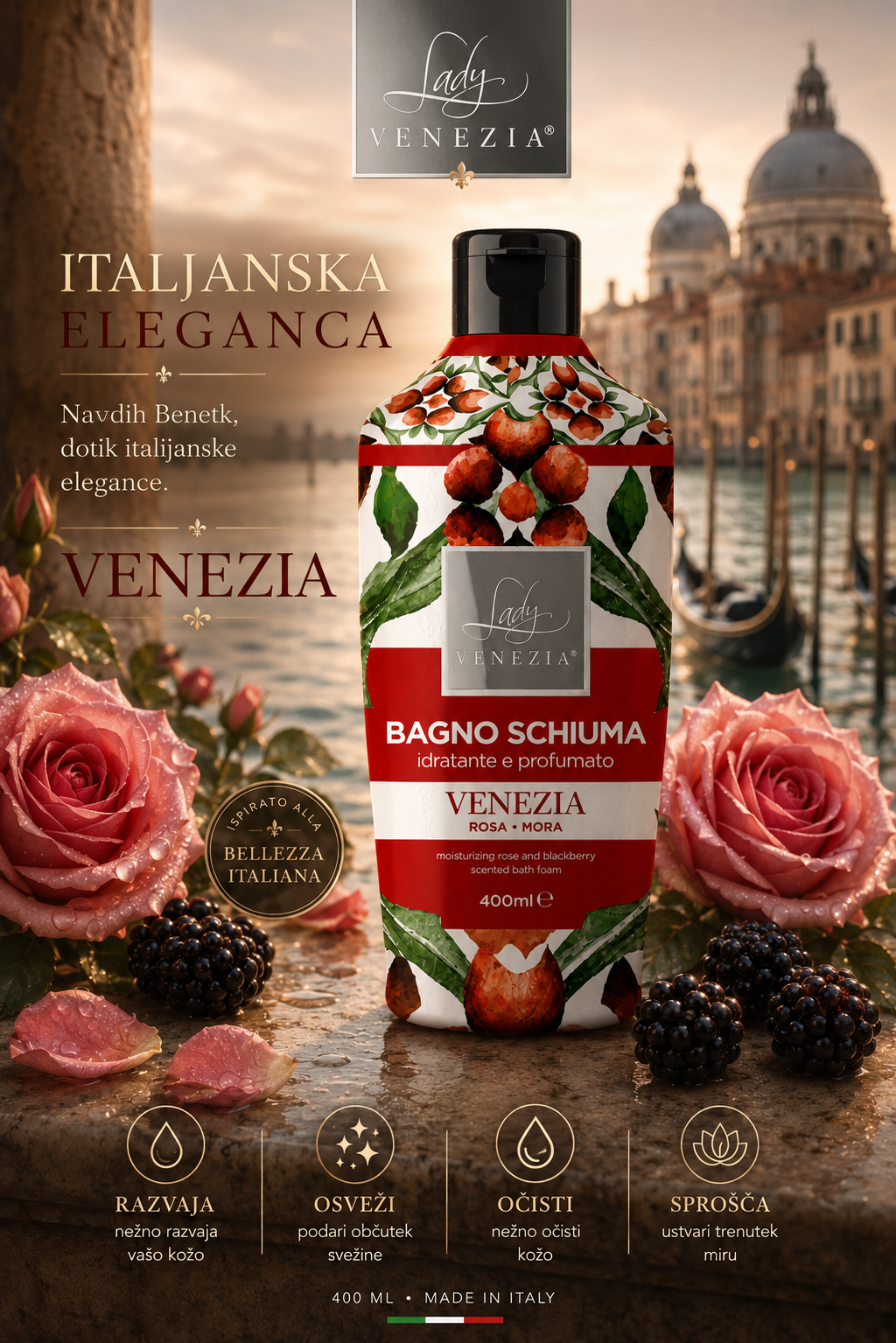 CERAMICHE D'ITALIA – GEL ZA TUŠIRANJE 400 ml