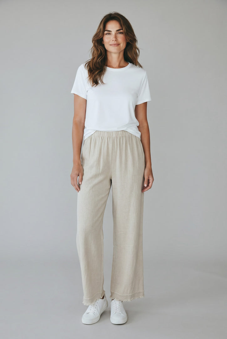 HLAČE  SOFT LINEN FLOW
