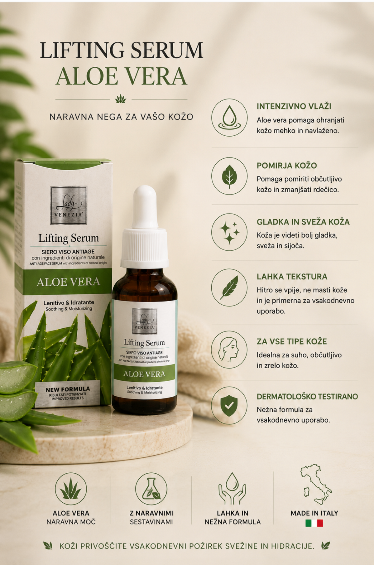 LIFTING SERUM ALOE VERA