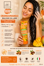Naloži sliko v pregledovalnik galerij, ORANGOMANGO – Obnovitveni balzam za lase s keratinom