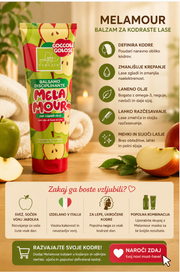 MELAMOUR – Balzam za kovrčavu kosu s lanenim uljem