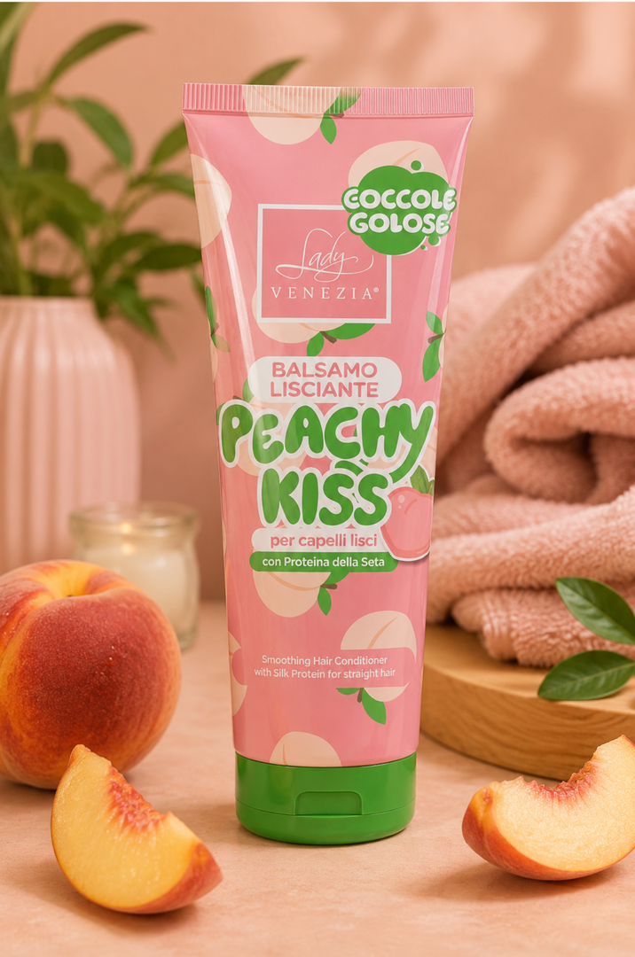 PEACHY KISS – Gladilni balzam za lase s svilnimi proteini