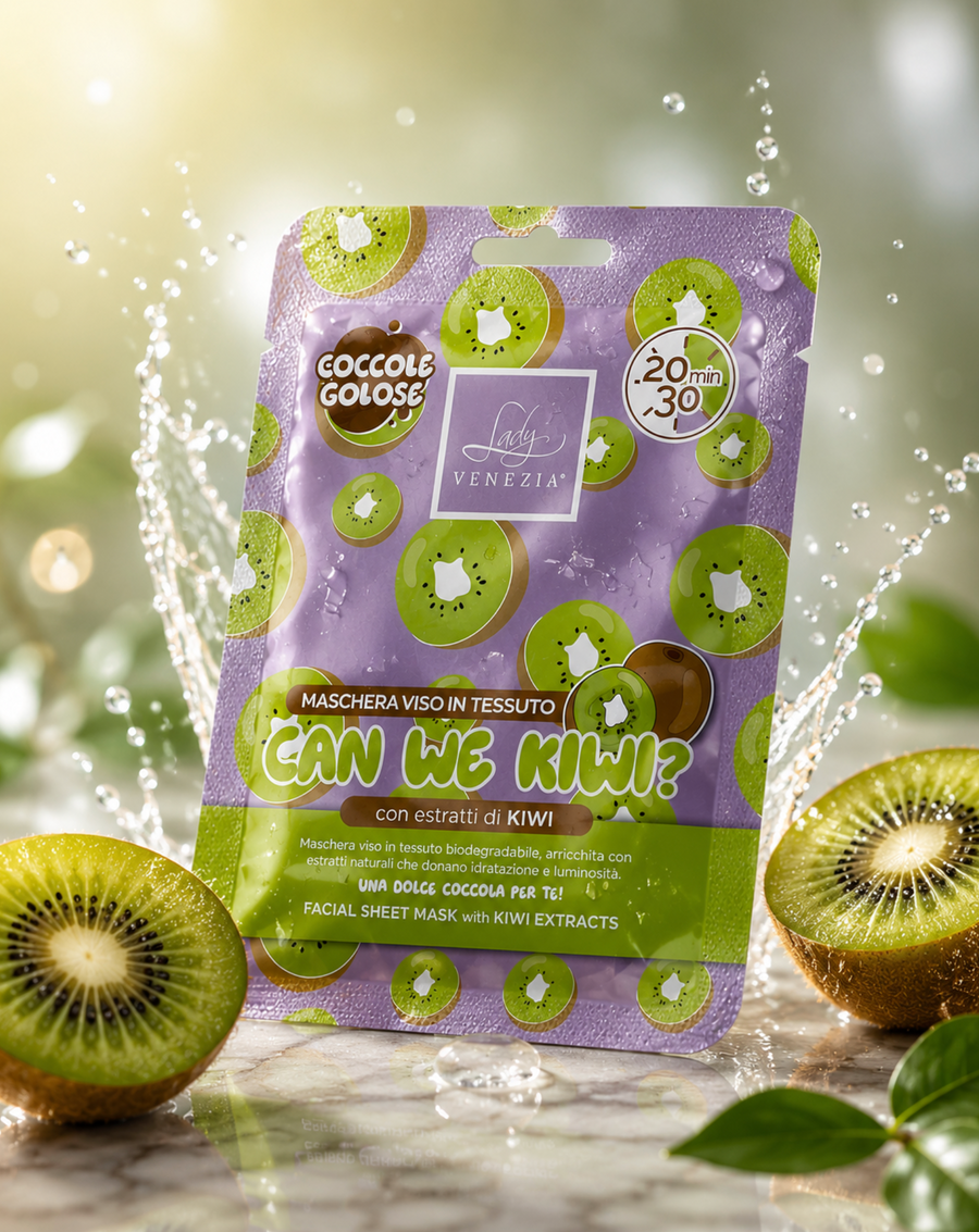 CAN WE KIWI? – Vlažilna  maska za obraz z izvlečkom kivija