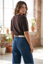 Naloži sliko v pregledovalnik galerij, JEANS HLAČE RIBBON WIDE