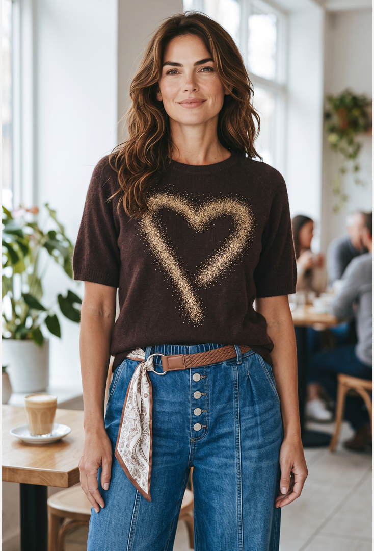 pulover SPARKLE HEART